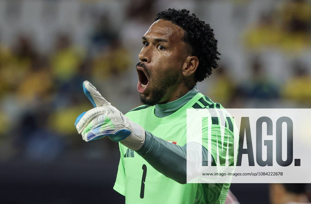 International soccer friendly - Colombia vs. Peru Peru goalkeeper Pedro Gallese reacts during the international soccer friendly between Colombia and Peru at Nu Stadium in Miami, Florida, USA, 06 October 2026. MIAMI FLORIDA United States