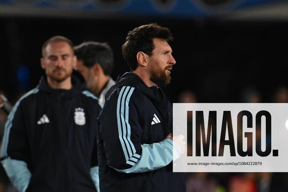 Lionel Messi farewell match BUENOS AIRES, ARGENTINA - OCTOBER 6: Lionel Messi of Argentina talk at fans during his farewell match with the national team, Nationalteam at the International Friendly, Länderspiel, Nationalmannschaft match between Argentina Vs Benin at Monumental Stadium on October 6, 2026 in Buenos Aires, Argentina. Buenos Aires Estadio Monumental Antonio Liberti Buenos Aires Argentina