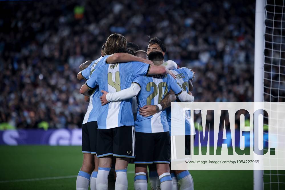 Lionel Messi of Argentina and his teammates celebrates his goal during the match between Argentina and Benin International Friendly, Länderspiel, Nationalmannschaft match, The last match of Messi with Argentina national team, Nationalteam Final score: Argentina 3 - 0 Benin Buenos Aires Argentina - ZUMAs197 20261006_aaa_s197_237