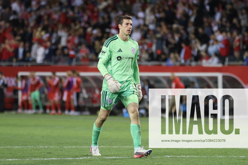 Josh Cohen (44 Chicago Fire FC) is seen during the Major League Soccer game between Chicago Fire FC and Vancouver Whitecaps FC at Soldier Field on Tuesday October 6 in Chicago, USA