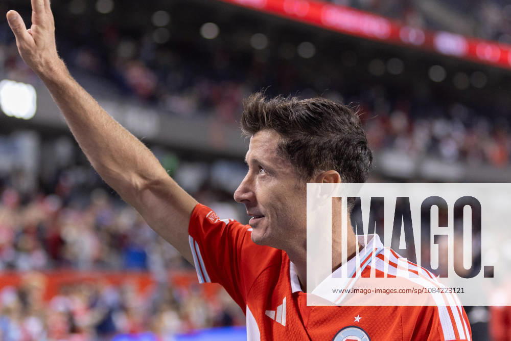 Robert Lewandowski (9 Chicago Fire FC) is seen after the Major League Soccer game between Chicago Fire FC and Vancouver Whitecaps FC at Soldier Field on Tuesday October 6 in Chicago, USA