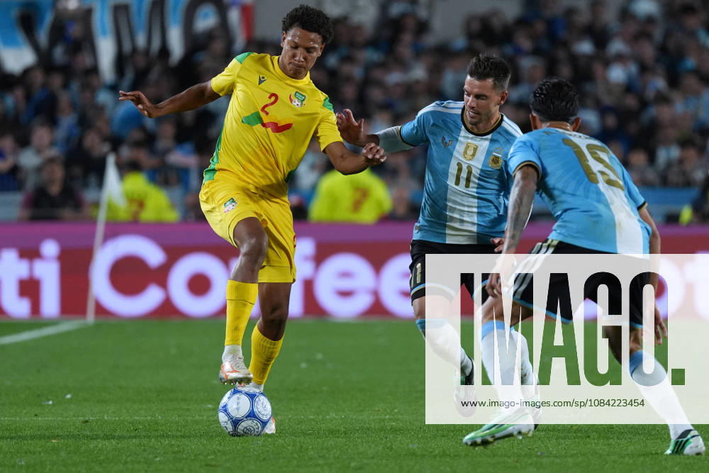 Messi bade farewell to Argentina in the friendly match against Benin BUENOS AIRES, ARGENTINA - OCTOBER 6:Giovani Lo Celso (11) of Argentina in action during the friendly match between Argentina and Benin in Buenos Aires, Argentina on October 6, 2026. Argentine football legend and national team, Nationalteam captain Lionel Messi goodbye to the crowd during his farewell match in front of over 80,000 spectators at the Monumental Stadium. Argentine football star Lionel Messi played his final international match, Länderspiel, Nationalmannschaft in the friendly game between Argentina and Benin. The 39-year-old walk onto the stadium pitch for the final time in the sky-blue and white jersey, entering his farewell as Argentina s record appearance-maker and leading scorer with 207 caps and 125 goals. Luciano Gonzalez Anadolu Buenos Aires Argentina. Editorial use only. Please get in touch for any other usage.