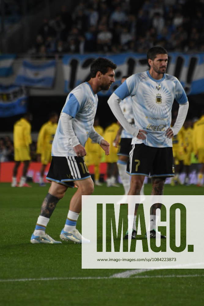 Messi Plays His Final Match with the Argentine National Team in Buenos Aires Soccer player Lionel Messi during warm-ups before the match between the national teams of Argentina and Benin on October 6, 2026, in Buenos Aires, Argentina. The match will be the last time Leo Messi wears the Albiceleste jersey after announcing his retirement from international soccer. OCTOBER 6, 2026 MESSI LAST MATCH ARGENTINA RETIREMENT ARGENTINE SOCCER STAR SOCCERBEST PLAYER Sebastián Buenos Aires, Argentina Buenos Aires, Argentina Spain