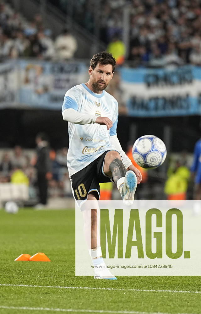 Lionel Messi, Argentina vs. Benin, Friendly Match, October 6, 2026, Monumental Stadium, Buenos Aires. Photo by Javier Garcia Martino, CABJ Press