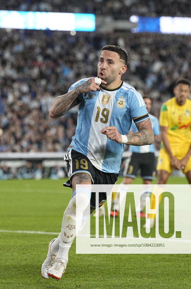 Nicolas Otamendi, Argentina vs. Benin, Friendly Match, October 6, 2026, Monumental Stadium, Buenos Aires. Photo by Javier Garcia Martino, CABJ Press