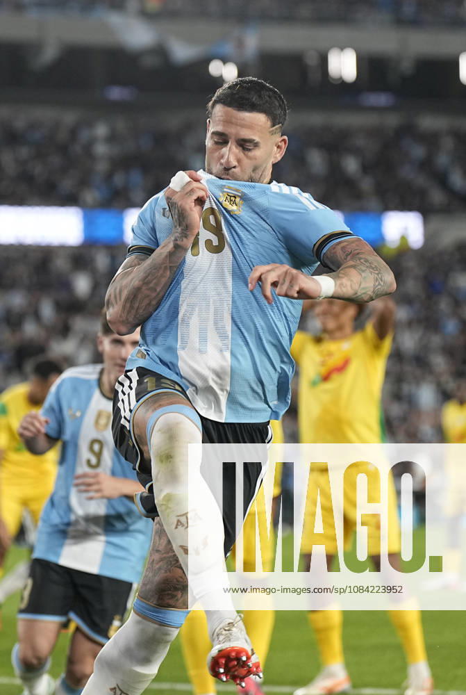 Nicolas Otamendi, Argentina vs. Benin, Friendly Match, October 6, 2026, Monumental Stadium, Buenos Aires. Photo by Javier Garcia Martino, CABJ Press