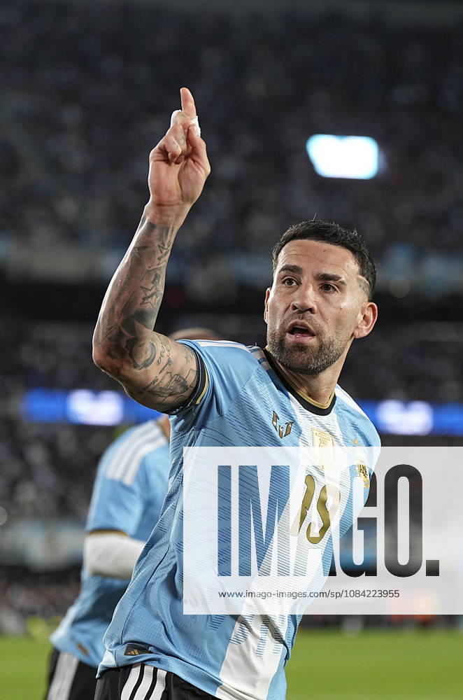 Nicolas Otamendi, Argentina vs. Benin, Friendly Match, October 6, 2026, Monumental Stadium, Buenos Aires. Photo by Javier Garcia Martino, CABJ Press