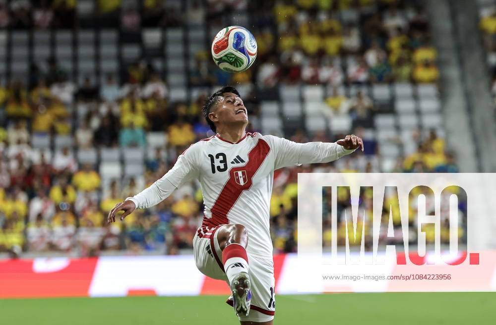 International soccer friendly - Colombia vs. Peru epaselect Peru defender Marco Huaman in action during the international soccer friendly between Colombia and Peru at Nu Stadium in Miami, Florida, USA, 06 October 2026. MIAMI FLORIDA United States