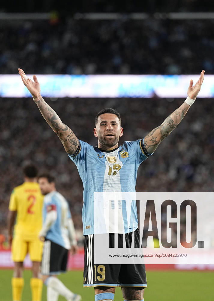 Nicolas Otamendi, Argentina vs. Benin, Friendly Match, October 6, 2026, Monumental Stadium, Buenos Aires. Photo by Javier Garcia Martino, CABJ Press