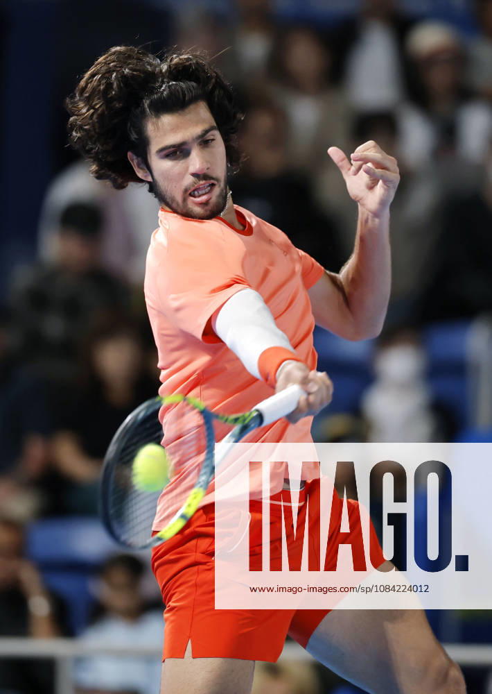 Tennis: Japan Open Carlos Alcaraz of Spain plays against Jiri Lehecka of the Czech Republic in the men s singles final at the Japan Open tennis tournament at Ariake Tennis Forest Park in Tokyo on Oct. 6, 2026. A14AA0005630265P