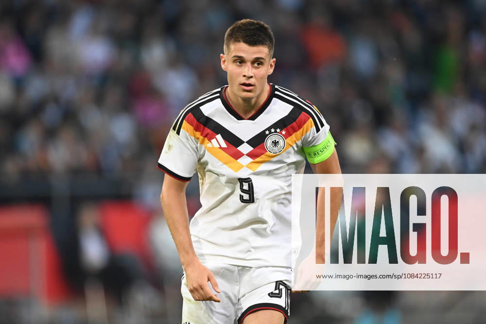 Nicolo TRESOLDI GER half-figure, half-body, single image, cropped single shot, international soccer match, U21, European Championship Qualifiers, Germany vs. Georgia 2–0 on October 6, 2026, Schüco Arena, Bielefeld, Â
