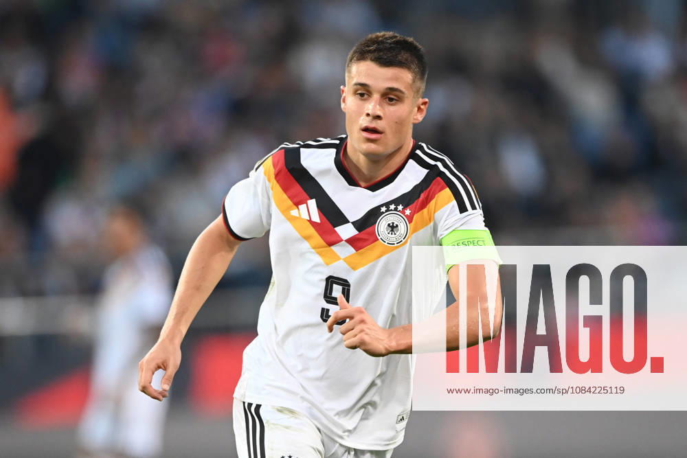 Nicolo TRESOLDI GER half-figure, half-body, single image, cropped single shot, international soccer match, U21, European Championship Qualifiers, Germany vs. Georgia 2–0 on October 6, 2026, Schüco Arena, Bielefeld, Â
