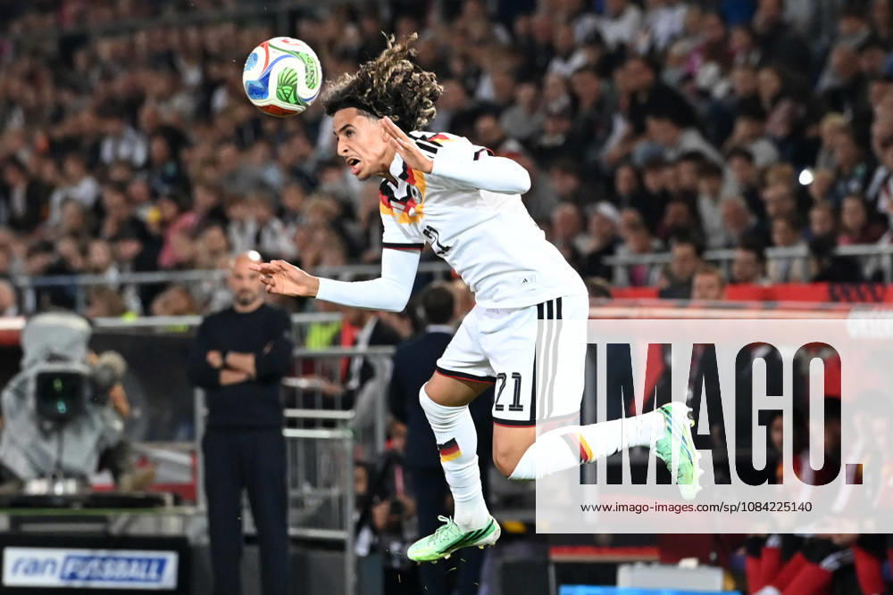 Wael MOHYA GER Play, Individual Play, Soccer International Match, U21, European Championship Qualifier, Germany vs. Georgia 2–0 on October 6, 2026, Schueco Arena, Bielefeld, Â