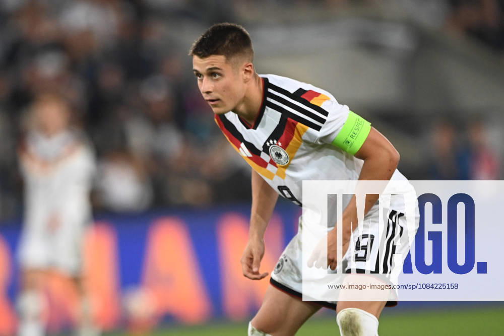 Nicolo TRESOLDI GER half-figure, half-body, single image, cropped single shot, international soccer match, U21, European Championship Qualifier, Germany vs. Georgia 2–0 on October 6, 2026, Schüco Arena, Bielefeld, Â