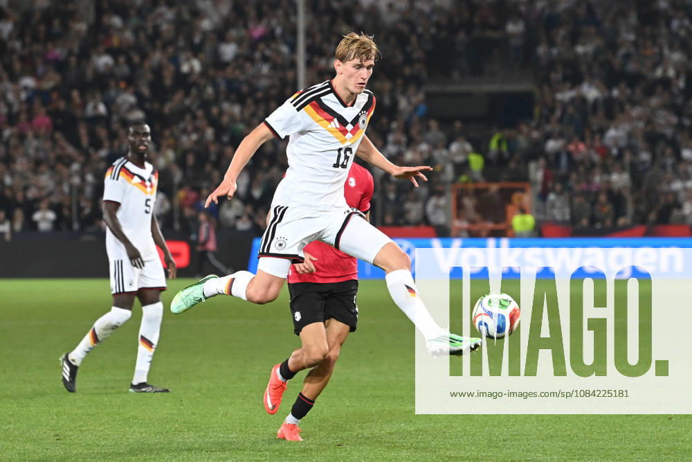 Alyosha KEMLEIN GER Play, Individual Play, Soccer International Match, U21, European Championship Qualifier, Germany vs. Georgia 2–0 on October 6, 2026, Schueco Arena, Bielefeld, Â