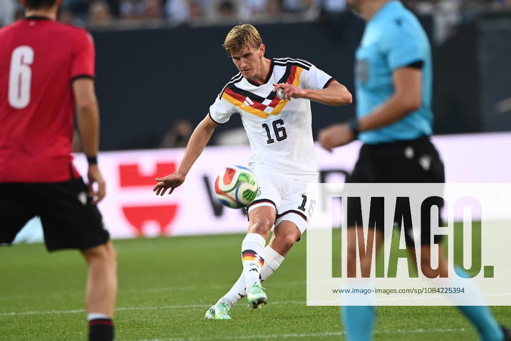 Alyosha KEMLEIN GER Play, Individual Play, Soccer International Match, U21, European Championship Qualifier, Germany vs. Georgia 2–0 on October 6, 2026, Schueco Arena, Bielefeld, Â