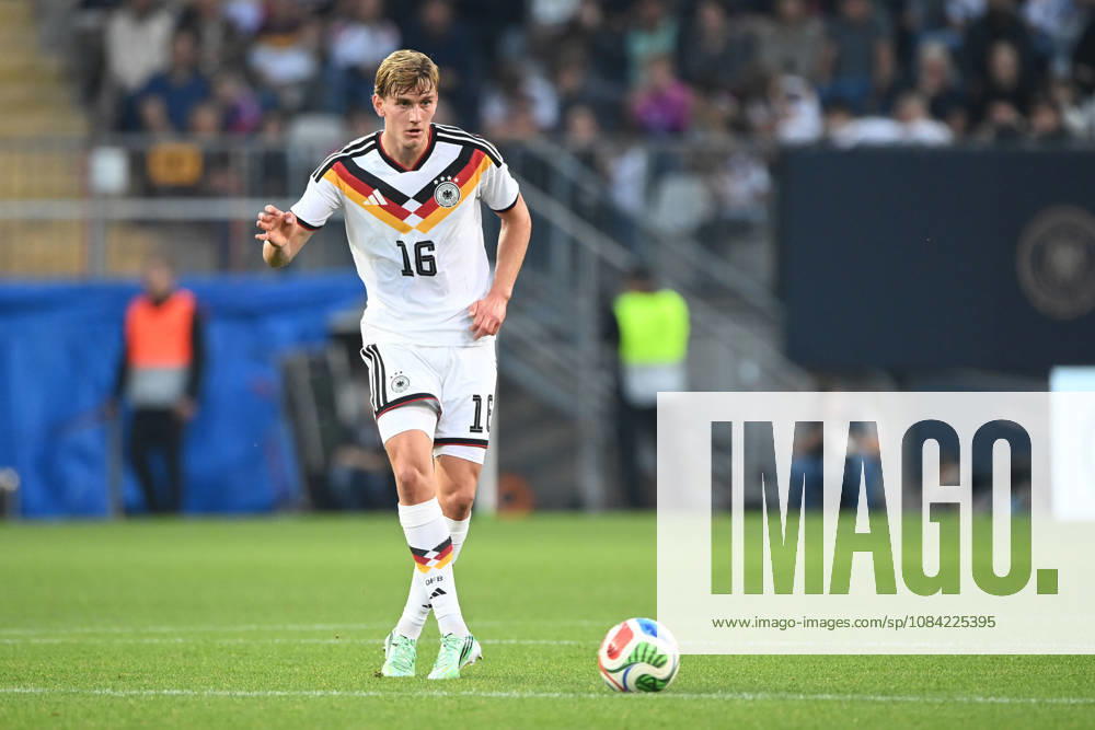 Alyosha KEMLEIN GER Play, Individual Play, Soccer International Match, U21, European Championship Qualifier, Germany vs. Georgia 2–0 on October 6, 2026, Schueco Arena, Bielefeld, Â