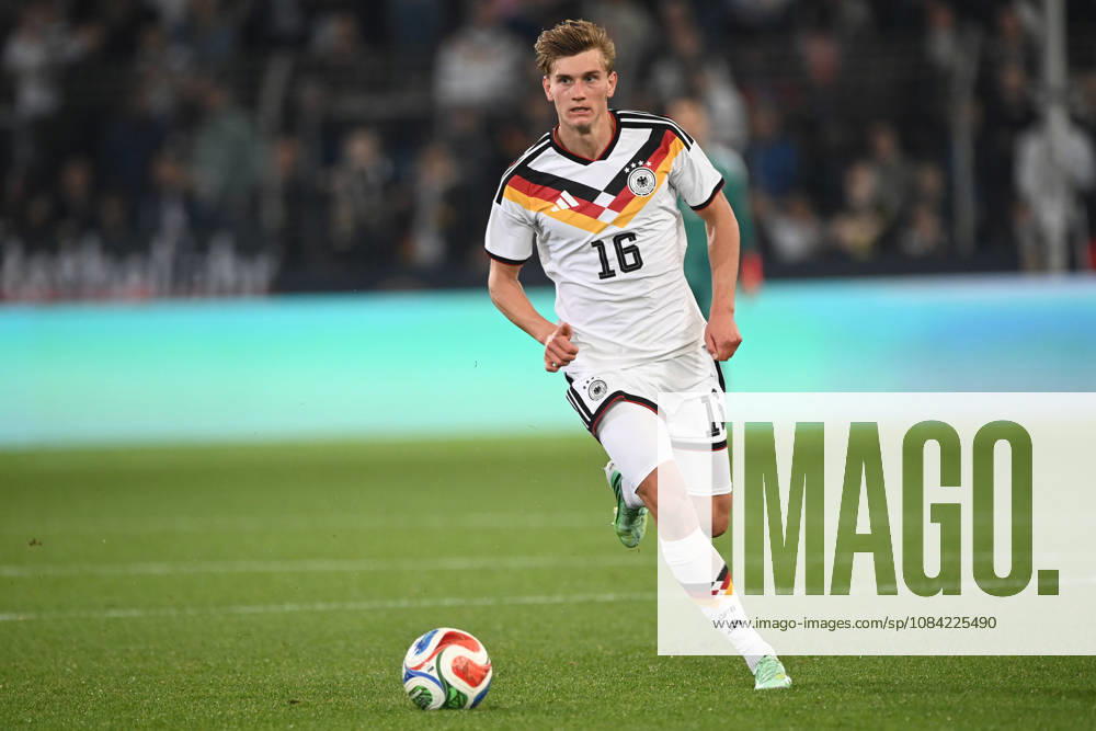 Alyosha KEMLEIN GER Play, Individual Play, Soccer International Match, U21, European Championship Qualifier, Germany vs. Georgia 2–0 on October 6, 2026, Schueco Arena, Bielefeld, Â