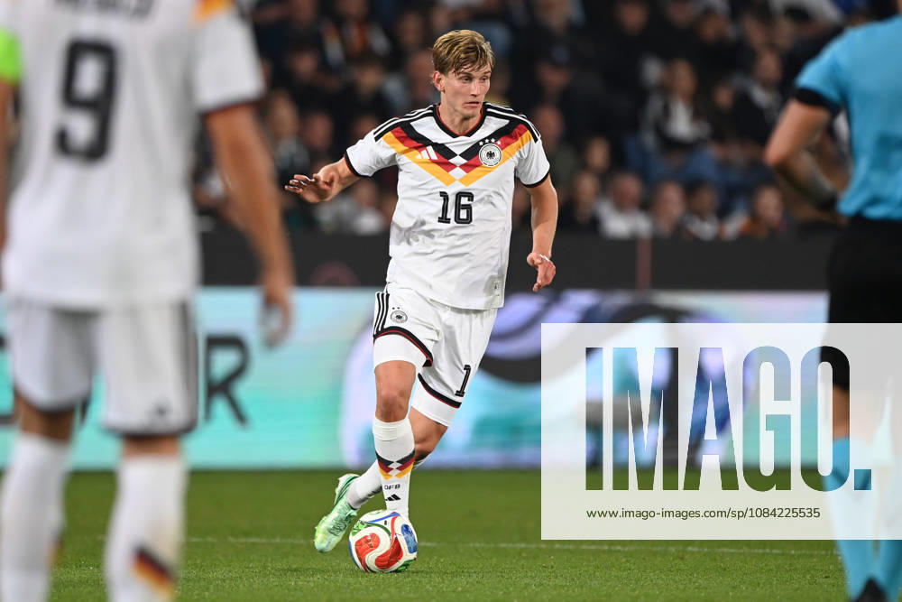 Alyosha KEMLEIN GER Play, Individual Play, Soccer International Match, U21, European Championship Qualifier, Germany vs. Georgia 2–0 on October 6, 2026, Schueco Arena, Bielefeld, Â