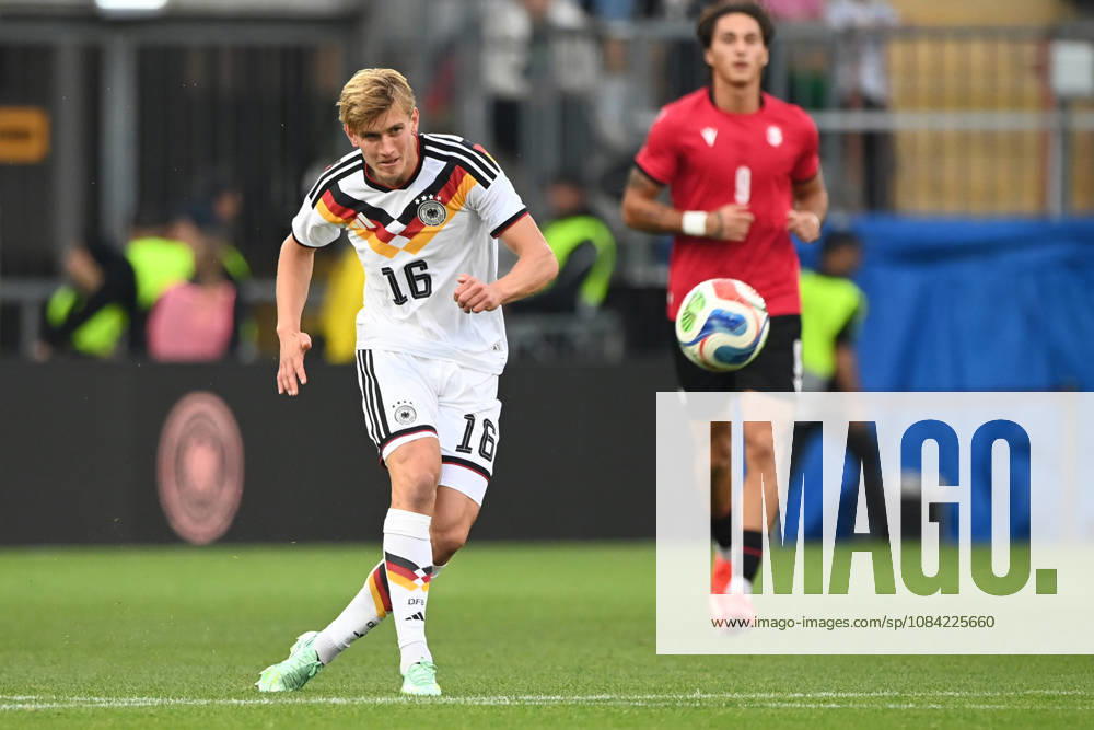 Alyosha KEMLEIN GER Play, Individual Play, Soccer International Match, U21, European Championship Qualifier, Germany vs. Georgia 2–0 on October 6, 2026, Schueco Arena, Bielefeld, Â