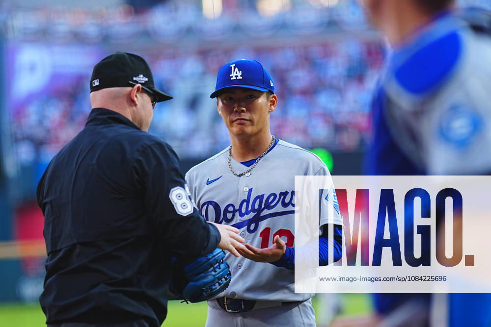 Yoshinobu Yamamoto,(Dodgers) Starting pitcher Yoshinobu Yamamoto Oct.6,2026 - Baseball : MLB, Baseball Herren, USA National League Division Series Atlanta Braves vs. Los Angeles Dodgers Venue: Truist Park (Cumberland, Georgia, USA) aflo_353997408 YujixArakawax