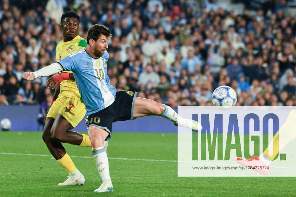 BUENOS AIRES, ARGENTINA 6 OCTOBER: Argentine footballer Lionel Messi is about to control the ball during a team attack in a friendly match between Argentina and Benin at the Estadio Monumental Antonio V. Liberti on 6 October 2026 in Buenos Aires, Argentina.