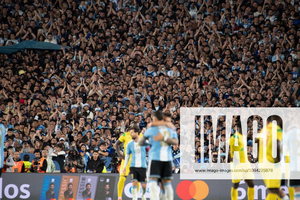 BUENOS AIRES, ARGENTINA 6 OCTOBER: The Argentine crowd celebrate Nicolas Otamendi s goal during a friendly match between Argentina and Benin at the Estadio Monumental Antonio V. Liberti on 6 October 2026 in Buenos Aires, Argentina.