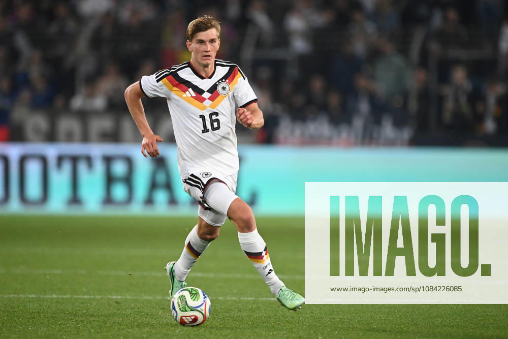 Alyosha KEMLEIN GER Play, Individual Play, Soccer International Match, U21, European Championship Qualifier, Germany vs. Georgia 2–0 on October 6, 2026, Schueco Arena, Bielefeld, Â