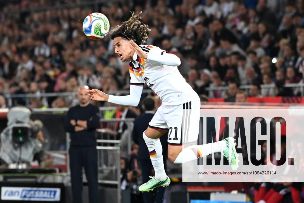 Wael MOHYA GER Play, Individual Play, Soccer International Match, U21, European Championship Qualifier, Germany vs. Georgia 2–0 on October 6, 2026, Schueco Arena, Bielefeld, Â