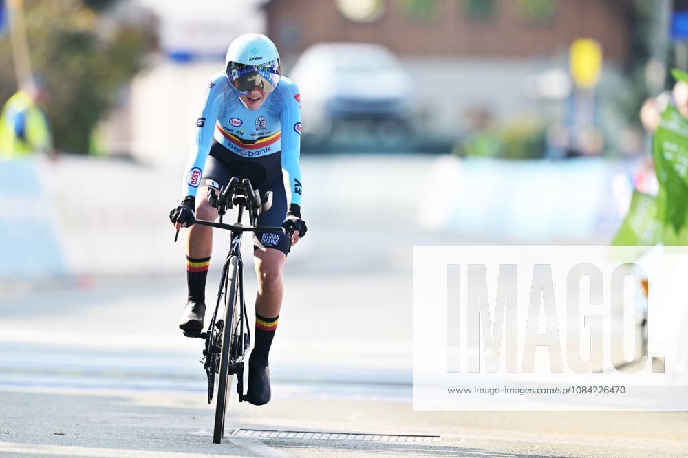 Belgium s Laura Five finishes as second in the Women Junior Individual Time Trial race (22km) at the cycling UEC Road European Championships, in Ljubljana, Slovenia, on Wednesday 7 October 2026. The UEC Road European Championships are taking place from 02 to 07 October in Ljubljana, Slovenia. DAVIDxPINTENS x189033194x