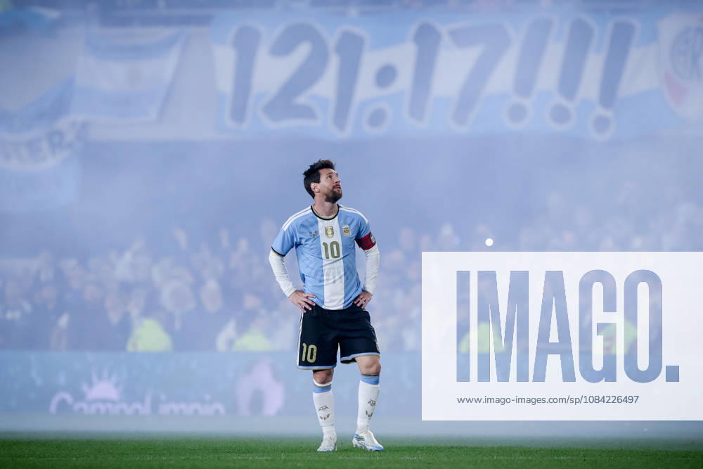 The last match of Messi in Buenos Aires, Argentina - 06 Oct 2026 Lionel Messi of Argentina seen during the match between Argentina and Benin International Friendly, Länderspiel, Nationalmannschaft match, The last match of Messi with Argentina national team, Nationalteam Final score: Argentina 3 - 0 Benin Buenos Aires Argentina