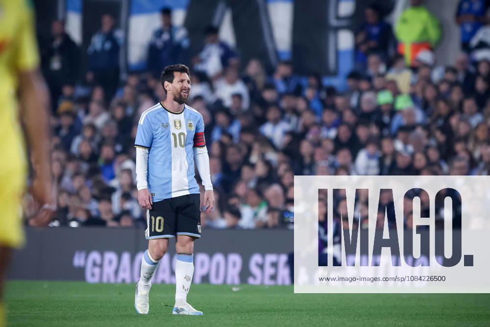 The last match of Messi in Buenos Aires, Argentina - 06 Oct 2026 Lionel Messi of Argentina seen during the match between Argentina and Benin International Friendly, Länderspiel, Nationalmannschaft match, The last match of Messi with Argentina national team, Nationalteam Final score: Argentina 3 - 0 Benin Buenos Aires Argentina