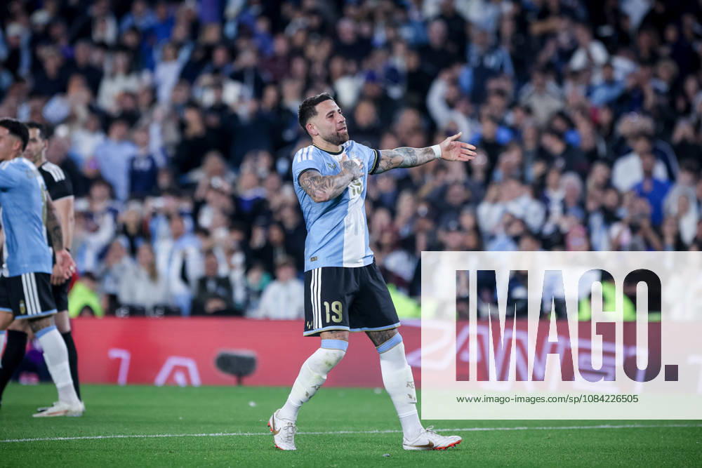 The last match of Messi in Buenos Aires, Argentina - 06 Oct 2026 Nicolas Otamendi of Argentina seen during the match between Argentina and Benin International Friendly, Länderspiel, Nationalmannschaft match, The last match of Messi with Argentina national team, Nationalteam Final score: Argentina 3 - 0 Benin Buenos Aires Argentina