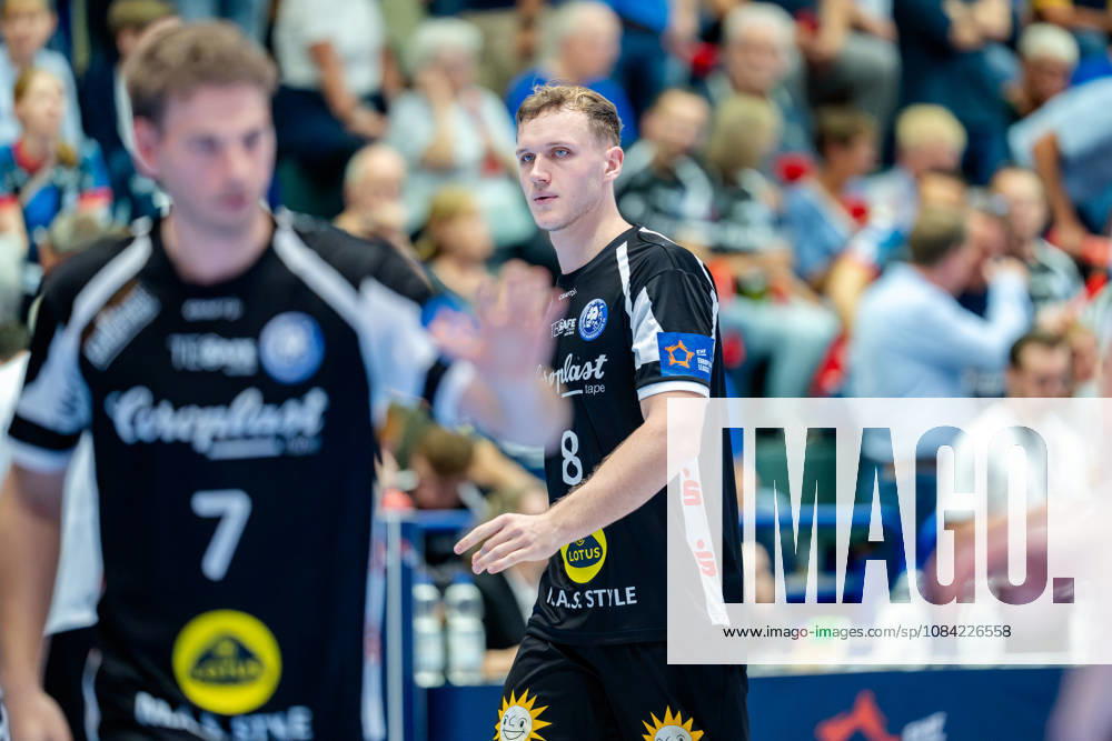 Solingen, October 6, 2026, Handball, Men s, EHF, European League, Group Stage, Matchday 2, 2026–2027, Bergischer HC vs. IK Sävehof, Nico Schöttle (Bergischer HC), 8 during the game, Klingenhalle, Solingen, North Rhine-Westphalia, Germany