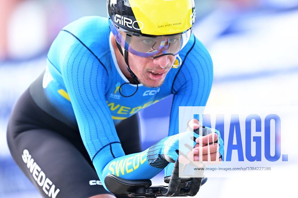 Sweden s Elias Wandel crosses the finish line of the Men Junior Individual Time Trial race (22km) at the cycling UEC Road European Championships, in Ljubljana, Slovenia, on Wednesday 7 October 2026. The UEC Road European Championships are taking place from 02 to 07 October in Ljubljana, Slovenia. DAVIDxPINTENS x189035304x