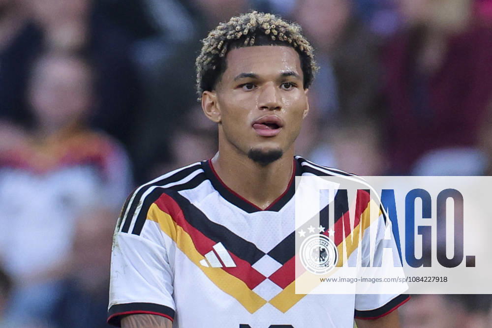 Paris Brunner of Germany looks dejected during the UEFA Under-21 EURO qualifier between Germany U21 and Georgia U21 at Almstadion on October 6, 2026, in Bielefeld, Germany. Photo by Marco Steinbrenner, DeFodi Images
