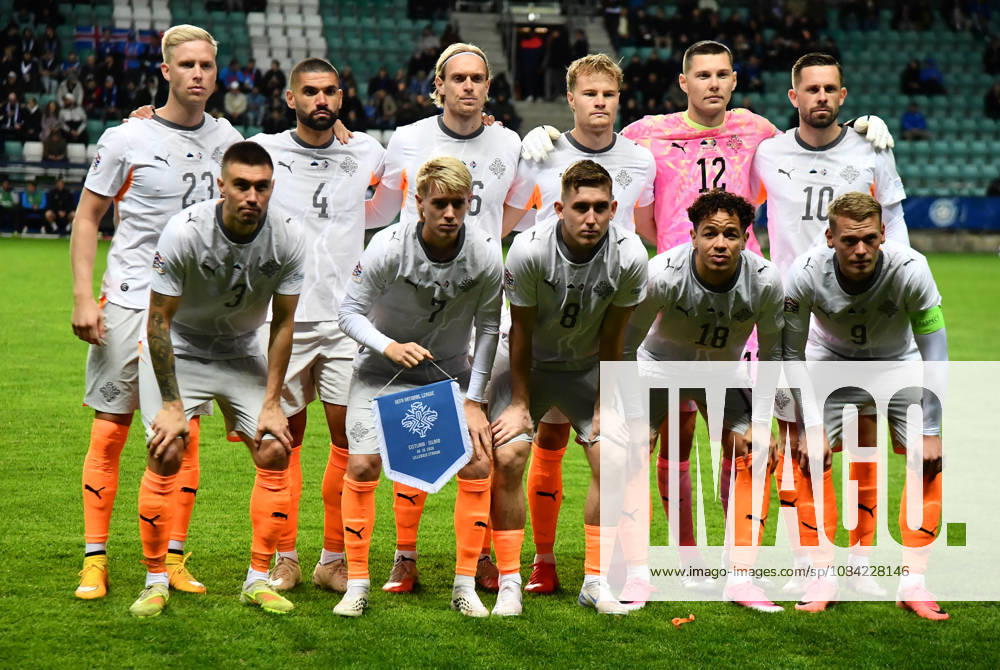 (261007) -- TALLINN, Oct. 7, 2026 -- Iceland s players pose for a team photo before the UEFA Nations League 2026 27 League C Group C4 match between Estonia and Iceland at A. Le Coq Arena in Tallinn, Estonia, Oct. 6, 2026. (Photo by Xinhua) (SP)ESTONIA-TALLINN-FOOTBALL-UEFA NATIONS LEAGUE C-ESTONIA VS ICELAND SergeixStepanov