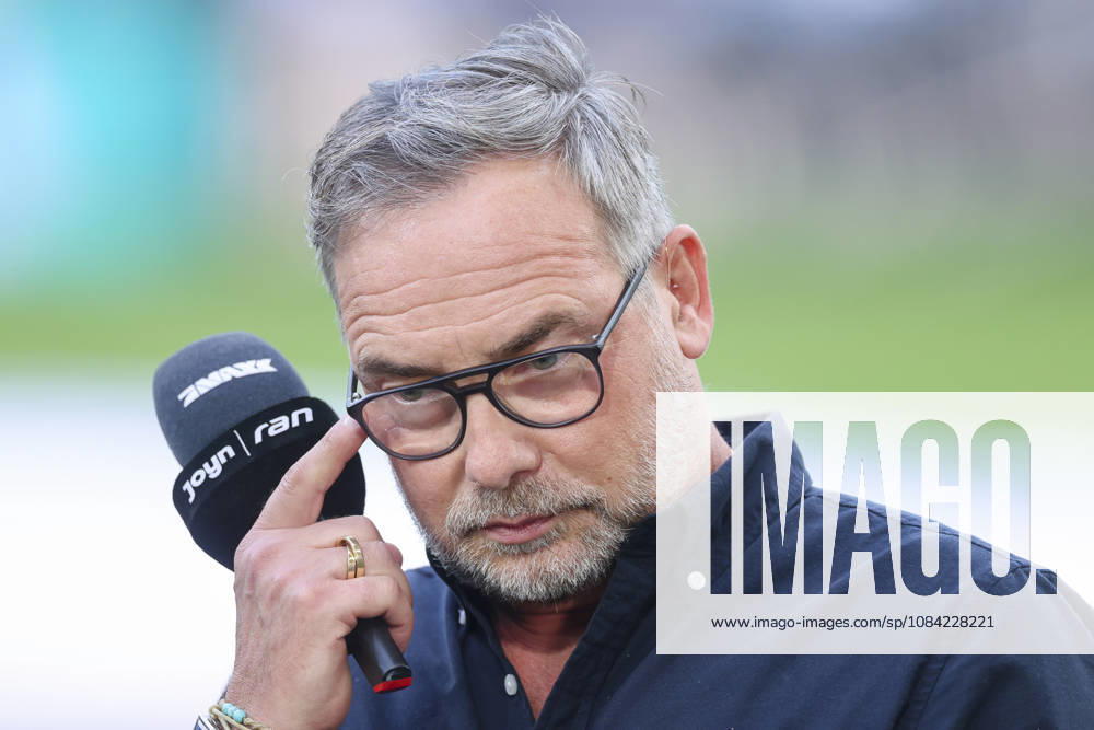 Host Matthias Opdenhoevel gestures during the UEFA Under-21 EURO qualifier between Germany U21 and Georgia U21 at Almstadion on October 6, 2026, in Bielefeld, Germany. Photo by Marco Steinbrenner, DeFodi Images