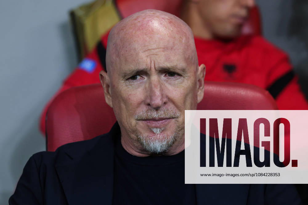 Albania s National soccer team Head coach Rolando Maran during UEFA Nations League 2026-2027 group phase match between Albania and San Marino in Tirana, Albania on 6 October, 2026. Soccer 2026 Albania Vs San Marino UEFA Nations League 2026-2027 - ZUMAb266 20261006_zip_b266_006