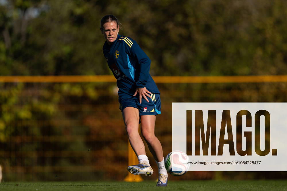 Sofia Reidy of the Swedish women’s national soccer team during a training session on October 7, 2026 in Stockholm. Photo by Emma Wallskog, BILDBYRAN, code EW EW0716: soccer, football, fotball, World Cup qualifiers, FIFA Women’s World Cup qualifier, training, Sweden, women’s soccer, BBENG
