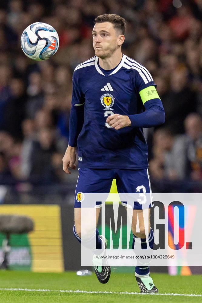 Scotland v Slovenia, UEFA Nations League Andy Robertson of Scotland national team, Nationalteam during the UEFA Nations League League B Group B1 between Scotland and Slovenia. Barclays Hampden, Hampden Park, Glasgow, Scotland. 6 October 2026. Hampden Park Barclays Hampden Glasgow Scotland Editorial use only ,