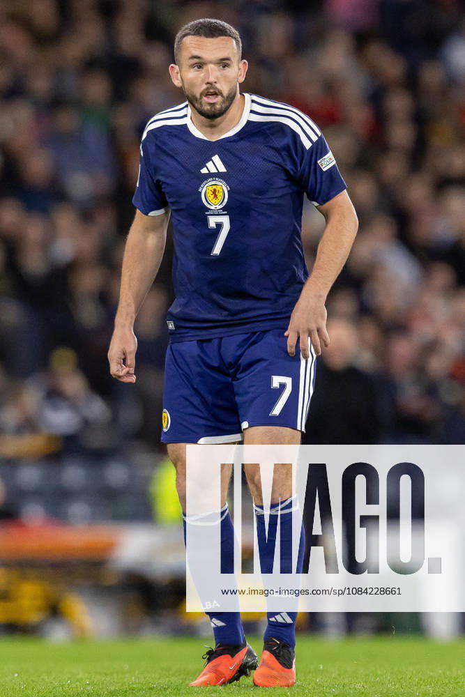 Scotland v Slovenia, UEFA Nations League John McGinn of Scotland national team, Nationalteam during the UEFA Nations League League B Group B1 between Scotland and Slovenia. Barclays Hampden, Hampden Park, Glasgow, Scotland. 6 October 2026. Hampden Park Barclays Hampden Glasgow Scotland Editorial use only ,