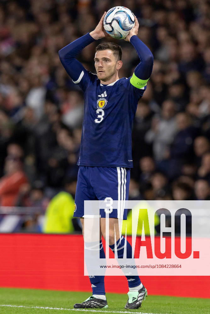Scotland v Slovenia, UEFA Nations League Andy Robertson of Scotland national team, Nationalteam during the UEFA Nations League League B Group B1 between Scotland and Slovenia. Barclays Hampden, Hampden Park, Glasgow, Scotland. 6 October 2026. Hampden Park Barclays Hampden Glasgow Scotland Editorial use only ,