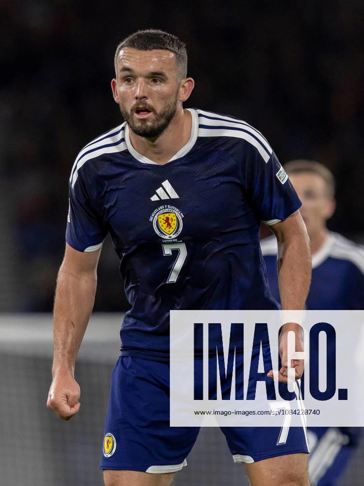 Scotland v Slovenia, UEFA Nations League John McGinn of Scotland national team, Nationalteam during the UEFA Nations League League B Group B1 between Scotland and Slovenia. Barclays Hampden, Hampden Park, Glasgow, Scotland. 6 October 2026. Hampden Park Barclays Hampden Glasgow Scotland Editorial use only ,