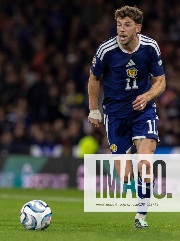 Scotland v Slovenia, UEFA Nations League Ryan Christie of Scotland national team, Nationalteam during the UEFA Nations League League B Group B1 between Scotland and Slovenia. Barclays Hampden, Hampden Park, Glasgow, Scotland. 6 October 2026. Hampden Park Barclays Hampden Glasgow Scotland Editorial use only ,