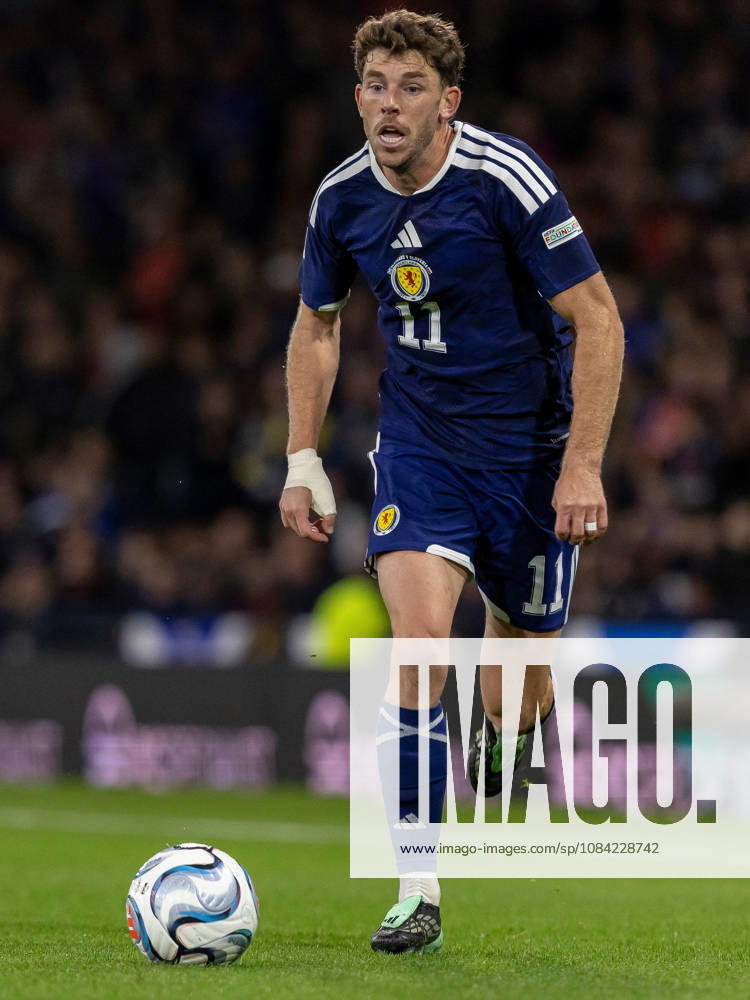Scotland v Slovenia, UEFA Nations League Ryan Christie of Scotland national team, Nationalteam during the UEFA Nations League League B Group B1 between Scotland and Slovenia. Barclays Hampden, Hampden Park, Glasgow, Scotland. 6 October 2026. Hampden Park Barclays Hampden Glasgow Scotland Editorial use only ,