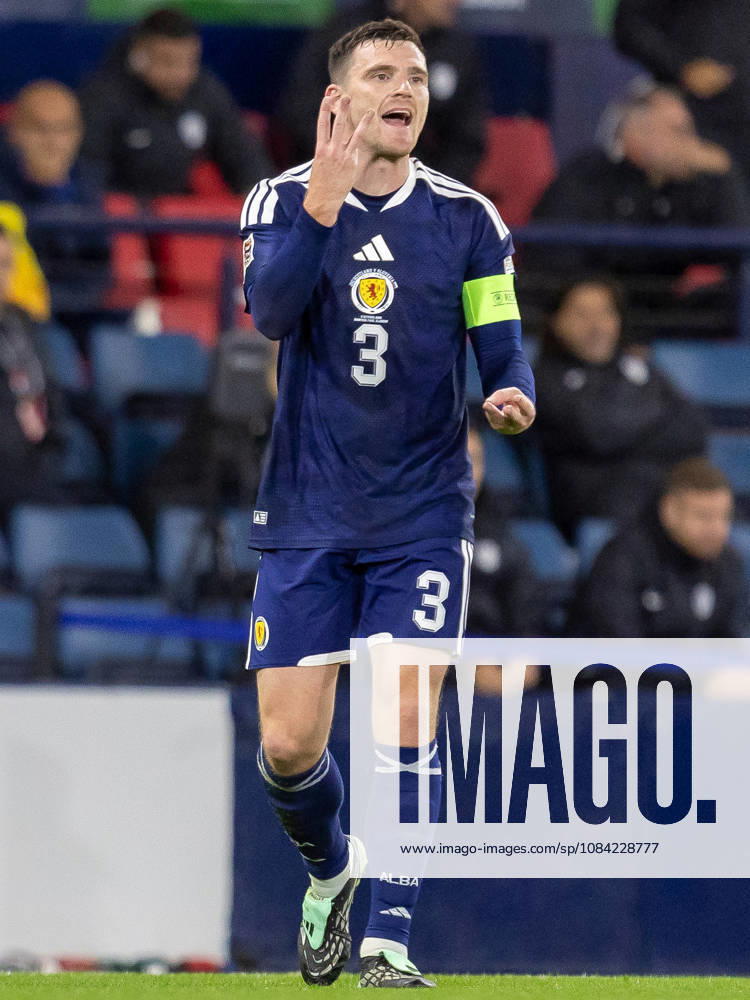 Scotland v Slovenia, UEFA Nations League Andy Robertson of Scotland national team, Nationalteam during the UEFA Nations League League B Group B1 between Scotland and Slovenia. Barclays Hampden, Hampden Park, Glasgow, Scotland. 6 October 2026. Hampden Park Barclays Hampden Glasgow Scotland Editorial use only ,