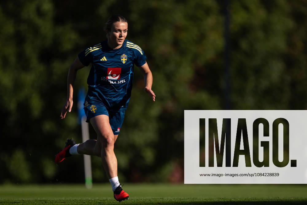 Beata Olsson of the Swedish women’s national soccer team during a training session on October 7, 2026 in Stockholm. Photo by Emma Wallskog, BILDBYRAN, code EW EW0716: soccer, football, fotball, World Cup qualifiers, FIFA Women’s World Cup qualifier, training, Sweden, women’s team, bbeng