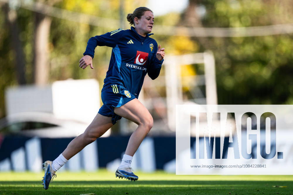 Sofia Reidy of the Swedish women’s national soccer team during a training session on October 7, 2026 in Stockholm. Photo by Emma Wallskog, BILDBYRAN, code EW EW0716: soccer, football, fotball, World Cup qualifiers, FIFA Women’s World Cup qualifier, training, Sweden, women’s soccer, bbeng