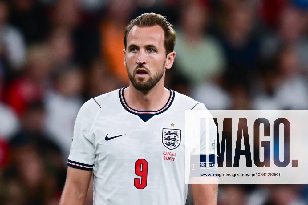 England v Czechia, UEFA Nations League England forward Harry Kane (9) during the UEFA Nations League match between England and Czechia at Wembley Stadium, London, UK on 6 October 2026. London Wembley Stadium Greater London UK Editorial use only ,